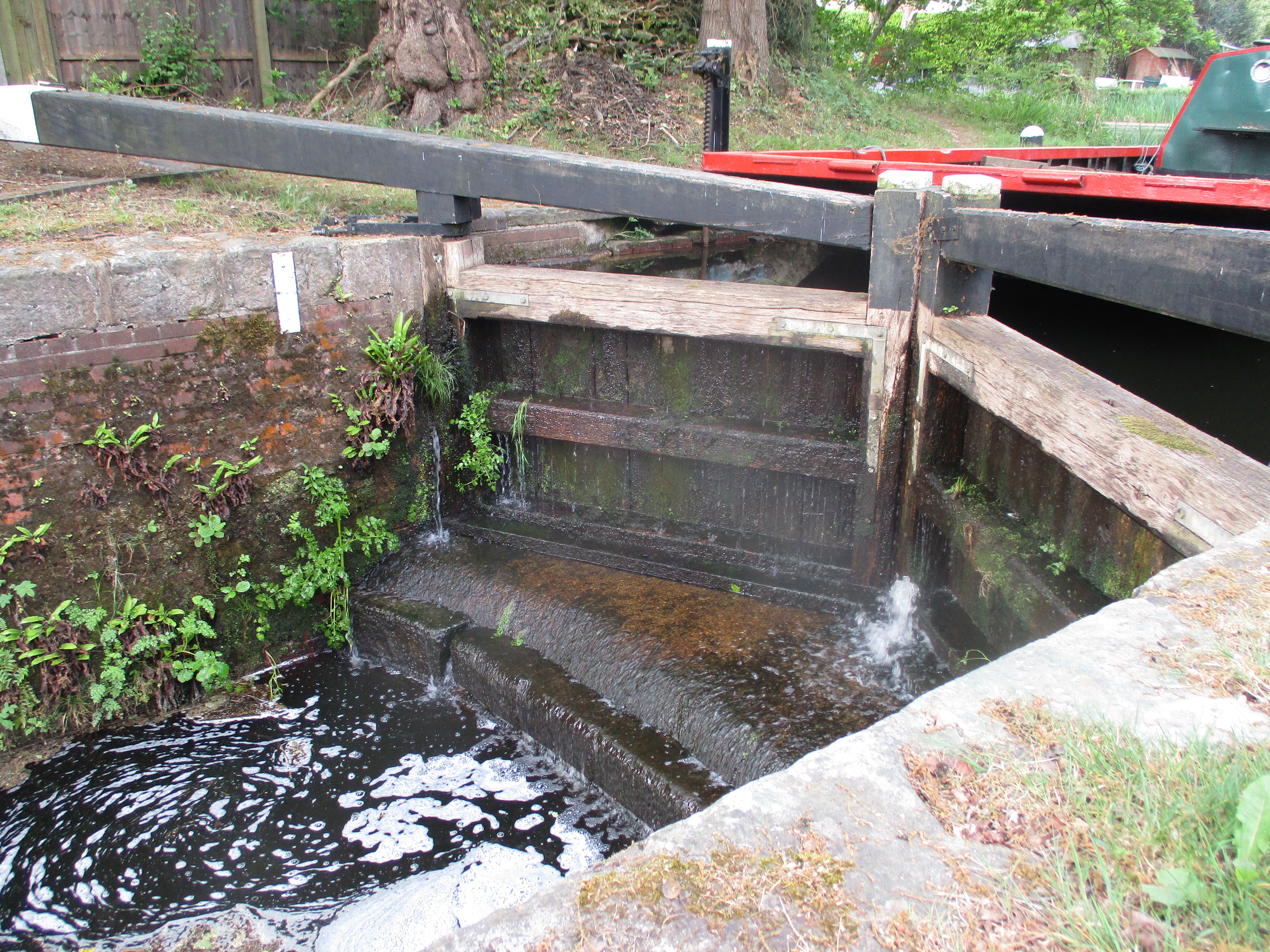 Water Flowing Through Canal.